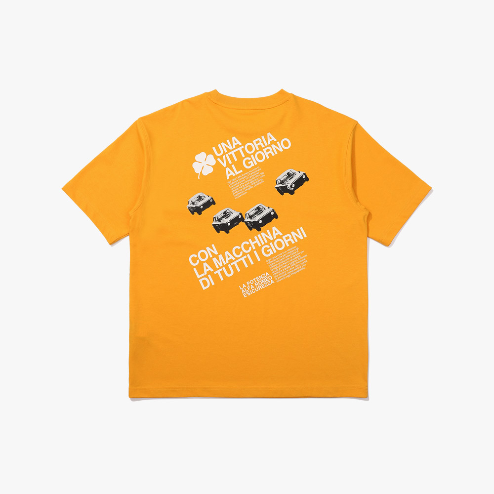 알파로메오 카 레이스 반팔 티셔츠 ORANGE